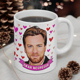 Ewan Mcgregor Cute Gift Mug. Stunning Oil Painting Design. Great Fan Present! Handmade