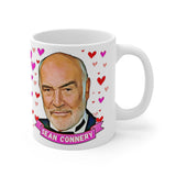 Sean Connery Cute Gift Mug. Stunning Oil Painting Design. Great Fan Present! Handmade Locally