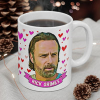 Rick Grimes Cute Gift Mug. Stunning Oil Painting Design. Great Walking Dead Fan Present! Handmade Locally