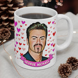 George Michael Cute Gift Mug. Stunning Oil Painting Design. Great Fan Present! Handmade Locally!