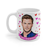 Chris Hemsworth Cute Mug. Great Present For Fans! Handmade in England