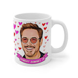 Robert Downey Jr Cute Gift Mug. Stunning Oil Painting Design. Great Fan Present! Handmade in USA