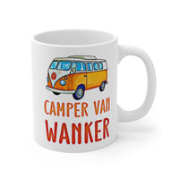 Camper Van Wanker -  Funny Cheeky Cute Gift Mug! Handmade in England