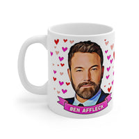 Ben Affleck Cute Gift Mug. Stunning Oil Painting Design. Great Fan Present! Handmade Locally