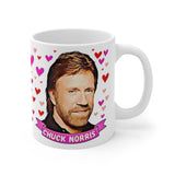 Chuck Norris Cute Gift Mug. Stunning Oil Painting Design. Great Fan Present! Handmade