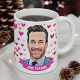 Jon Hamm Cute Gift Mug. Stunning Oil Painting Design. Great Fan Present! Handmade Locally