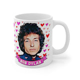 Bob Dylan Cute Gift Mug. Stunning Oil Painting Design. Great Fan Present! Handmade Locally